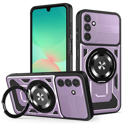 Maska za Samsung Galaxy A26 A266, Techsuit, RuggedCam, Ljubičasta