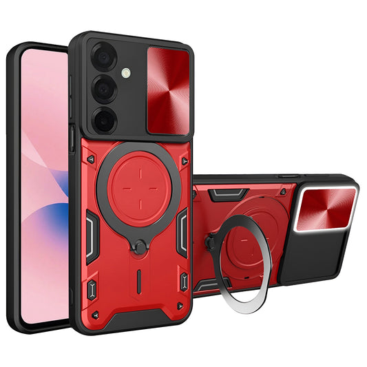 Maska za Samsung Galaxy A27 5G, Techsuit, CamGuard Pro, Crvena