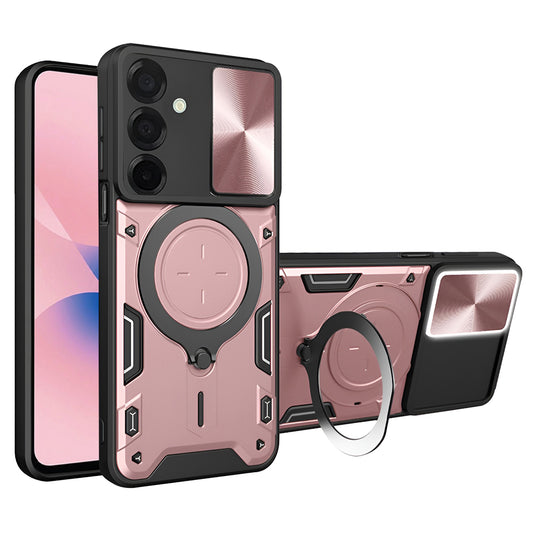 Maska za Samsung Galaxy A27 5G, Techsuit, CamGuard Pro, Ružičasto zlatna