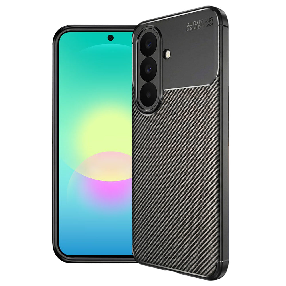 Maska za Samsung Galaxy A27 5G, Techsuit, CarbonFiber, Crna