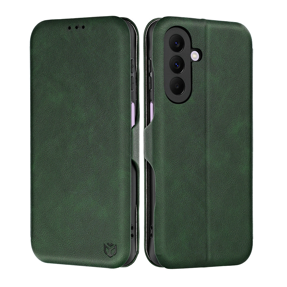 Maska za Samsung Galaxy A27 5G, Techsuit, Safe Wallet Plus, Zelena