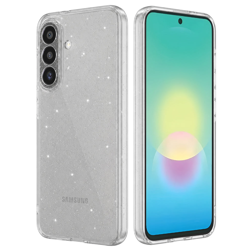 Maska za Samsung Galaxy A27 5G, Techsuit, SparkleSkin, Prozirna