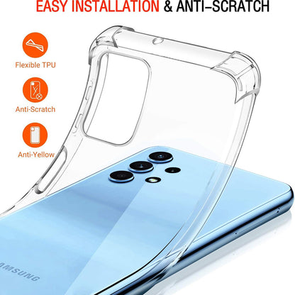 Maska za Samsung Galaxy A32 A325, Techsuit, Otporna na udarce, Prozirna