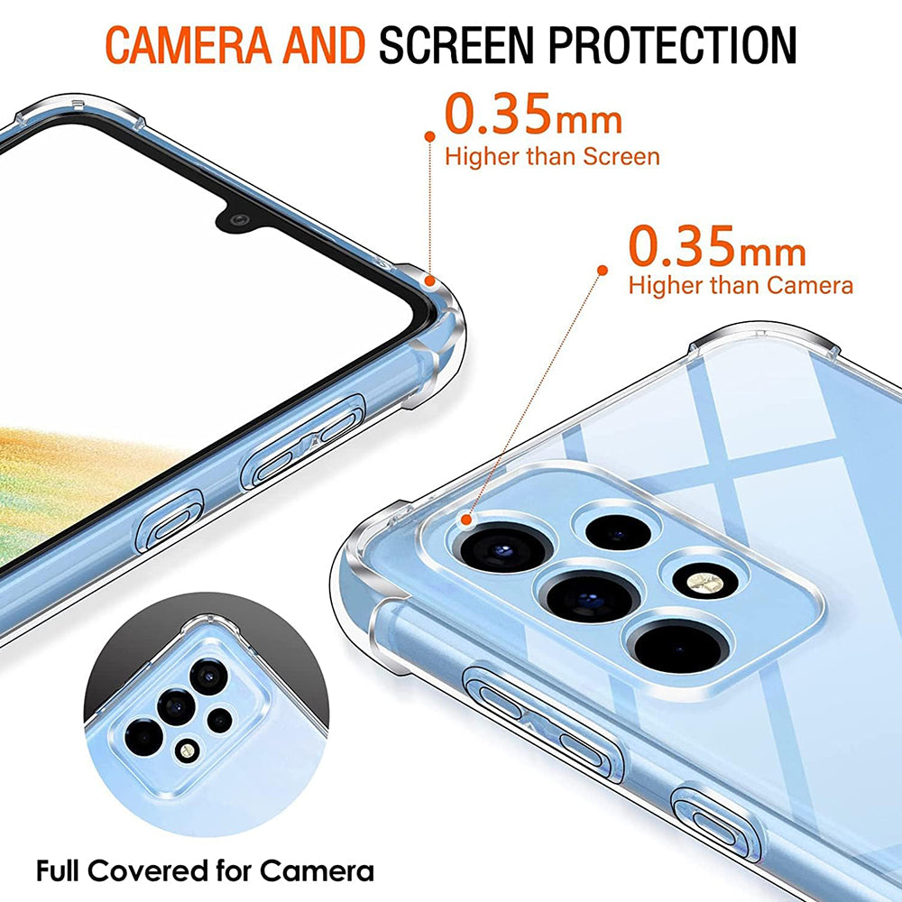 Maska za Samsung Galaxy A33 5G A336, Techsuit, Otporna na udarce, Prozirna
