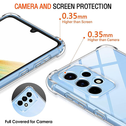 Maska za Samsung Galaxy A33 5G A336, Techsuit, Otporna na udarce, Prozirna
