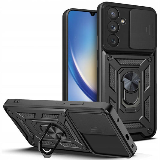 Maska za Samsung Galaxy A34 A346, Techsuit, CamShield, Crna