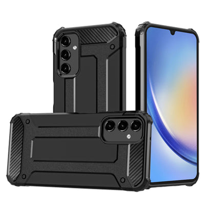 Maska za Samsung Galaxy A34 A346, Techsuit, Hybrid Armor, Crna