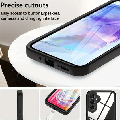 Maska za Samsung Galaxy A35 5G A356, Techsuit, ColorVerse 360, Crna