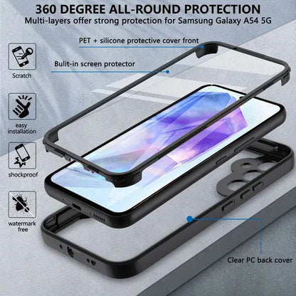 Maska za Samsung Galaxy A35 5G A356, Techsuit, ColorVerse 360, Crna