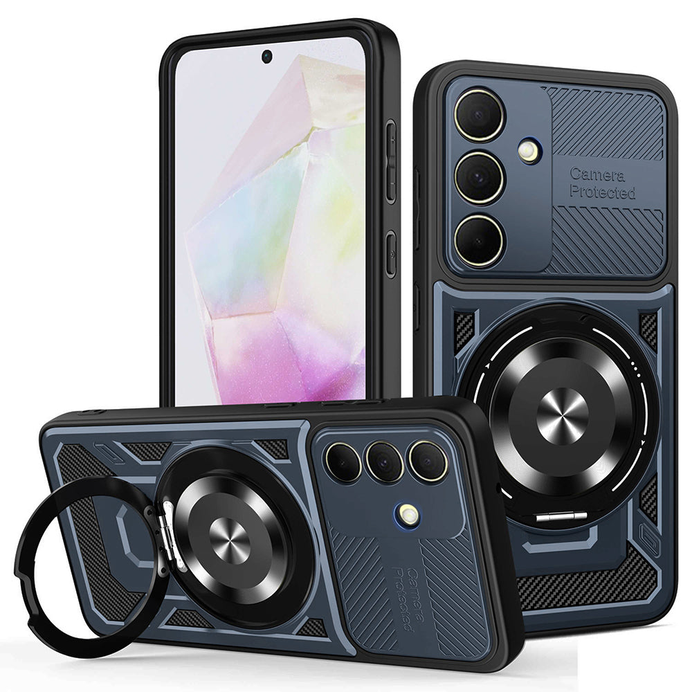 Maska za Samsung Galaxy A35 5G A356, Techsuit, RuggedCam, Plava