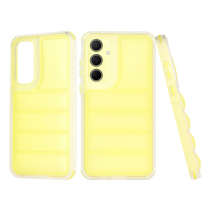 Maska za Samsung Galaxy A35 5G A356, Techsuit, Wave Shield, Žuta
