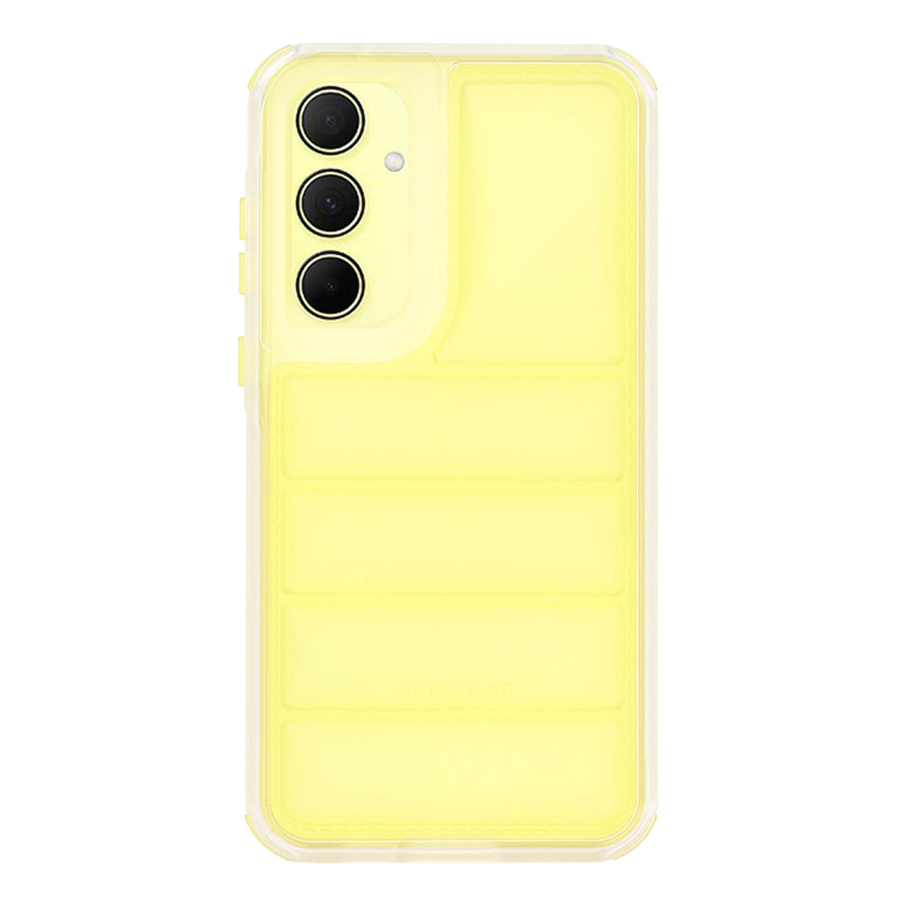 Maska za Samsung Galaxy A35 5G A356, Techsuit, Wave Shield, Žuta