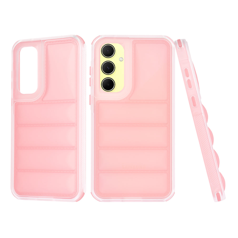 Maska za Samsung Galaxy A35 5G A356, Techsuit, Wave Shield, Roza