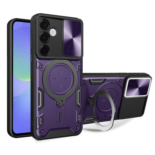 Maska za Samsung Galaxy A36 A366, Techsuit, CamGuard Pro, Ljubičasta
