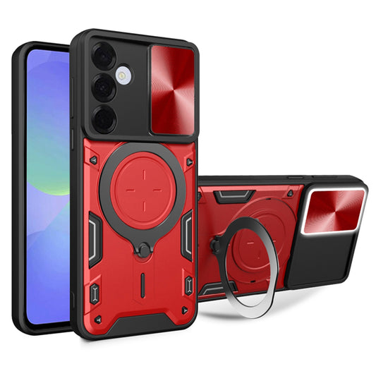Maska za Samsung Galaxy A36 A366, Techsuit, CamGuard Pro, Crvena