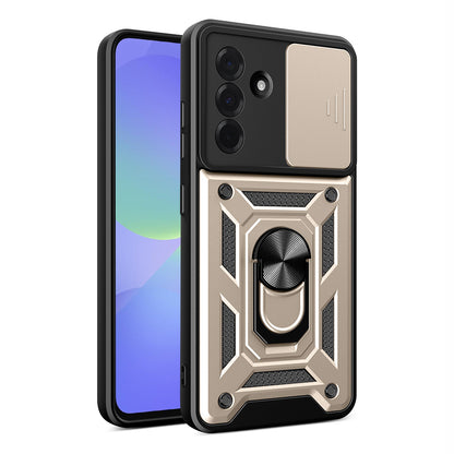 Maska za Samsung Galaxy A36 A366, Techsuit, CamShield, Zlatna