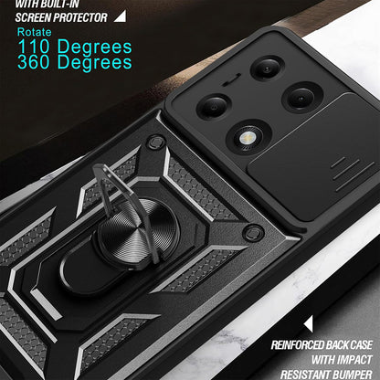 Maska za Samsung Galaxy A36 A366, Techsuit, CamShield, Zelena