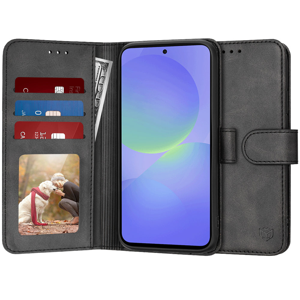 Futrola za Samsung Galaxy A36 A366, Techsuit, Diary Book, Crna