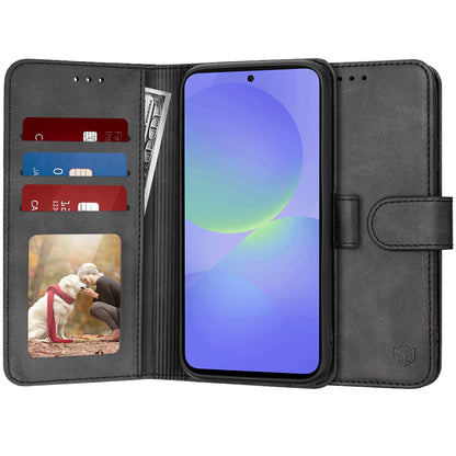 Futrola za Samsung Galaxy A36 A366, Techsuit, Diary Book, Crna