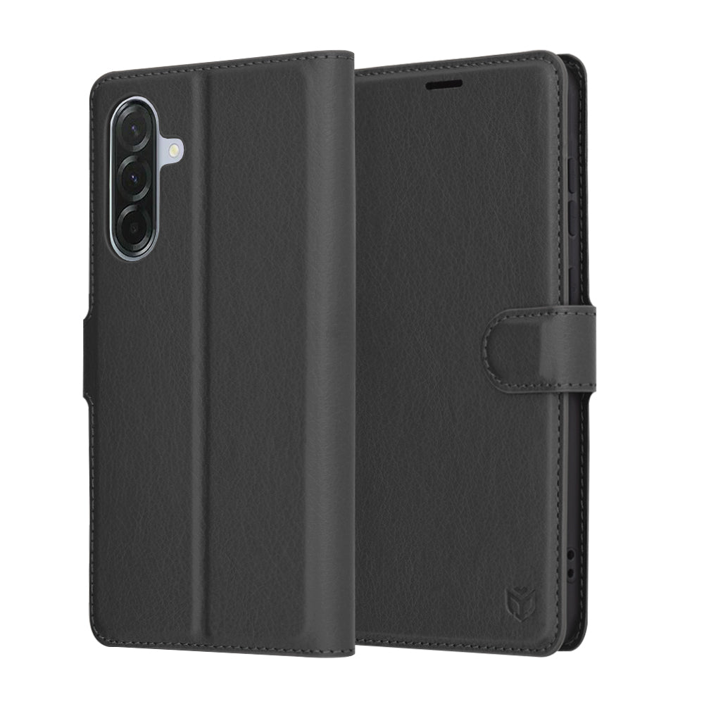 Futrola za Samsung Galaxy A36 A366, Techsuit, Leather Folio, Crna