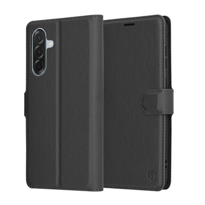 Futrola za Samsung Galaxy A36 A366, Techsuit, Leather Folio, Crna