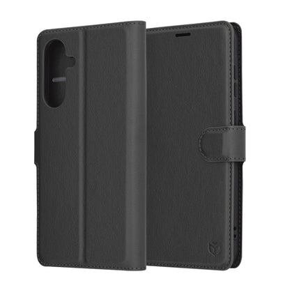 Futrola za Samsung Galaxy A36 A366, Techsuit, Leather Folio, Crna
