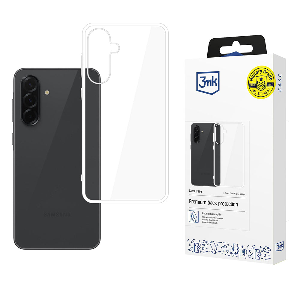Maska za Samsung Galaxy A37 5G, 3MK, Clear, Prozirna