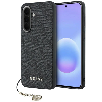 Maska za Samsung Galaxy A37 5G, Guess, 4G Classic Logo Charm, Crna
