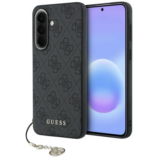 Maska za Samsung Galaxy A37 5G, Guess, 4G Classic Logo Charm, Crna
