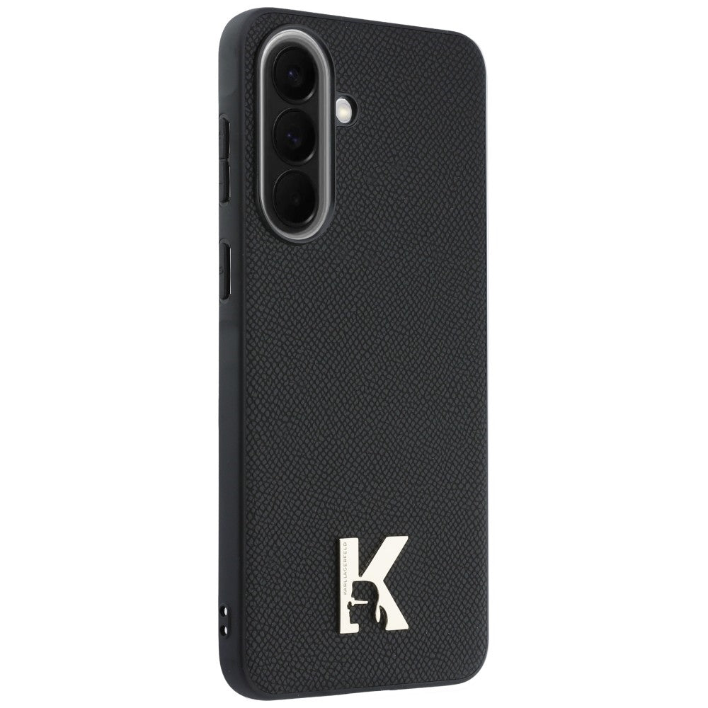 Maska za Samsung Galaxy A37 5G, Karl Lagerfeld, Karl Head Logo, Crna