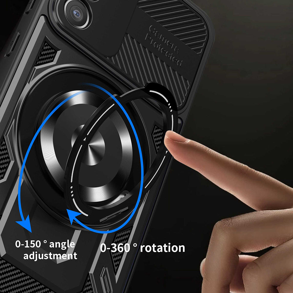 Futrola za Samsung Galaxy A37 5G, Techsuit, RuggedCam, Ljubičasta