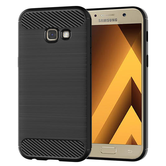 Maska za Samsung Galaxy A5 (2017) A520, Techsuit, Karbon, Crna