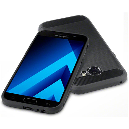 Maska za Samsung Galaxy A5 (2017) A520, Techsuit, Karbon, Crna