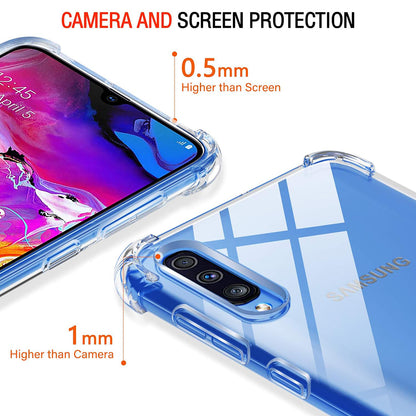 Maska za Samsung Galaxy A50s A507 / A30s A307 / A50 A505, Techsuit, Otporna na udarce, Prozirna