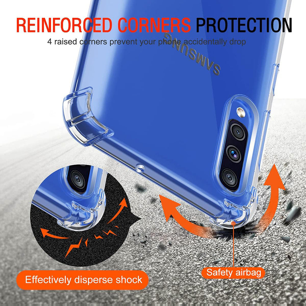 Maska za Samsung Galaxy A50s A507 / A30s A307 / A50 A505, Techsuit, Otporna na udarce, Prozirna