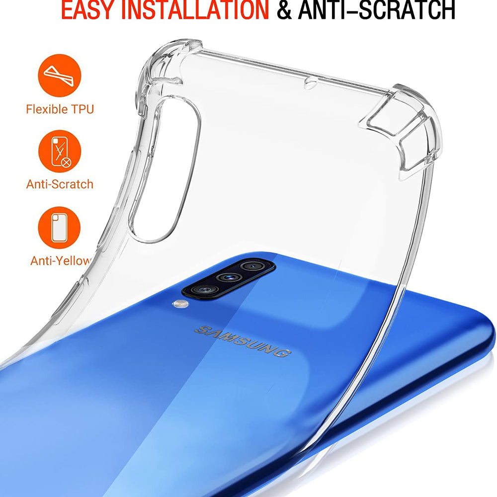 Maska za Samsung Galaxy A50s A507 / A30s A307 / A50 A505, Techsuit, Otporna na udarce, Prozirna