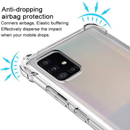 Maska za Samsung Galaxy A51 A515, Techsuit, Shockproof Clear, Prozirna