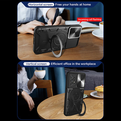 Maska za Samsung Galaxy A52s 5G A528 / A52 5G A526 / A52 A525, Techsuit, CamGuard Pro, Crna