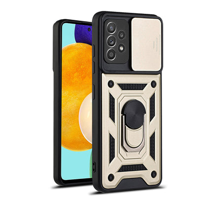 Maska za Samsung Galaxy A52s 5G A528 / A52 5G A526 / A52 A525, Techsuit, CamShield, Zlatna