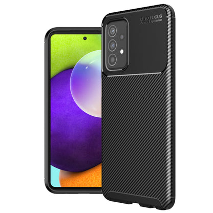 Maska za Samsung Galaxy A52s 5G A528 / A52 5G A526 / A52 A525, Techsuit, CarbonFiber, Crna