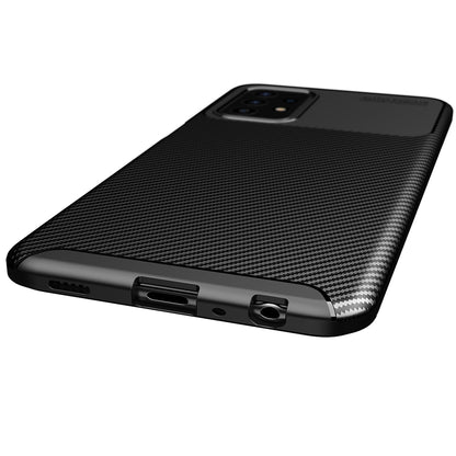 Maska za Samsung Galaxy A52s 5G A528 / A52 5G A526 / A52 A525, Techsuit, CarbonFiber, Crna