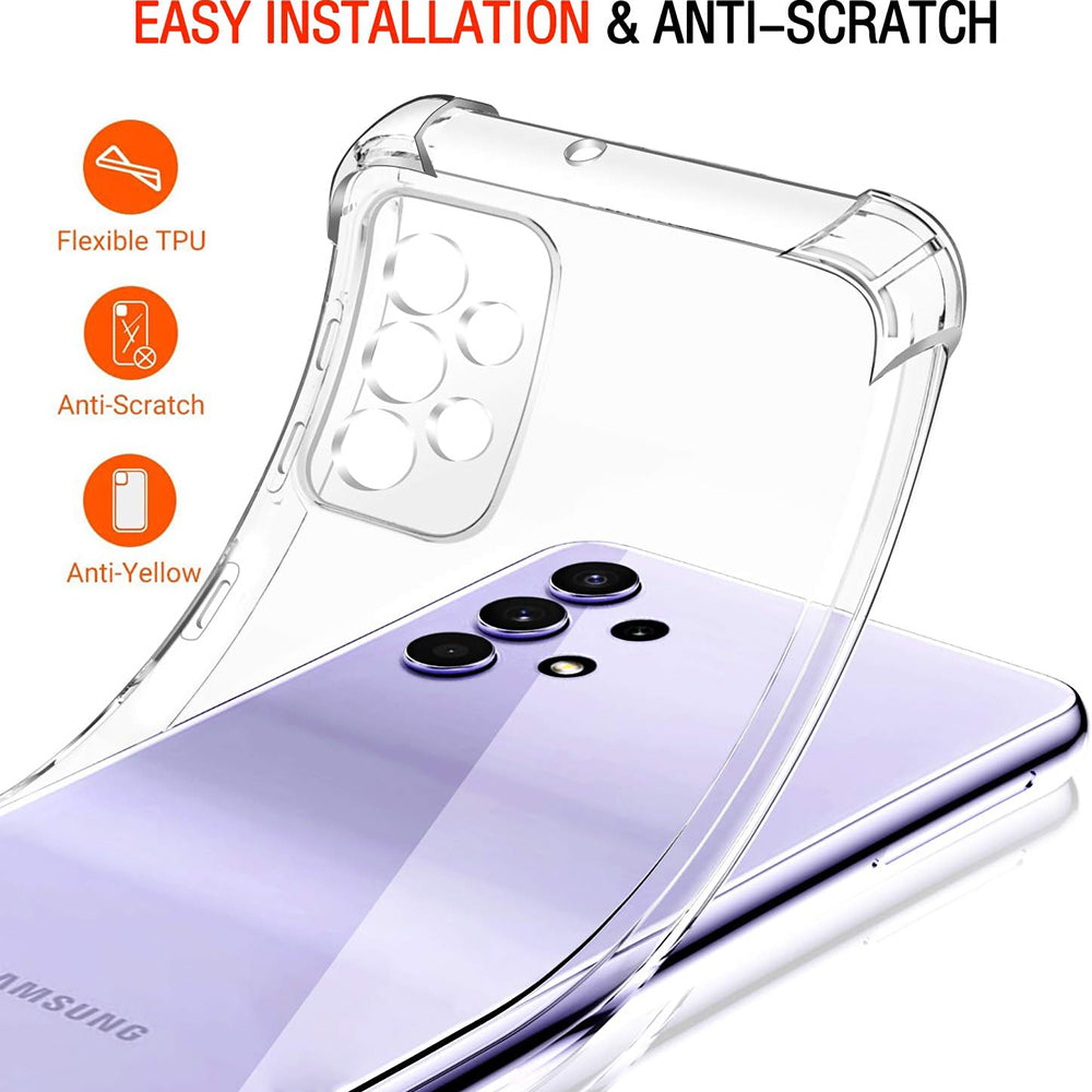 Maska za Samsung Galaxy A52s 5G A528 / A52 5G A526 / A52 A525, Techsuit, Otporna na udarce, Prozirna