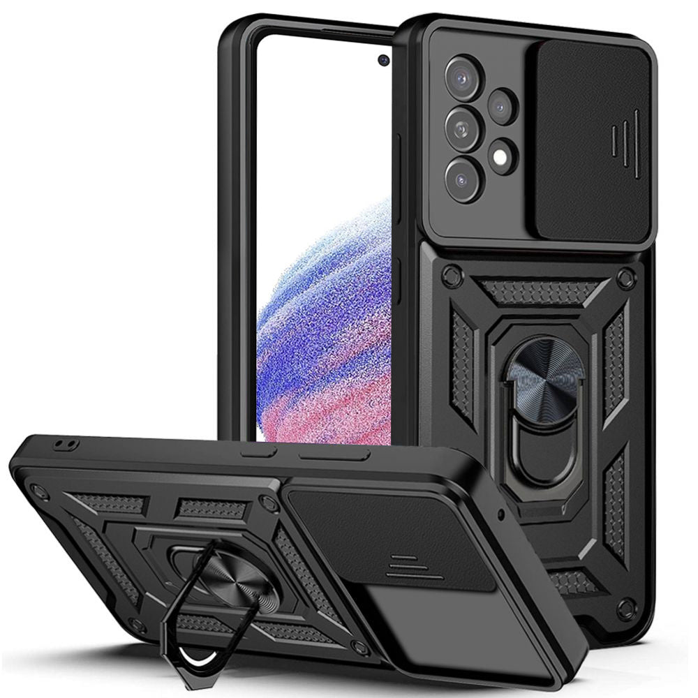 Maska za Samsung Galaxy A53 5G A536, Techsuit, CamShield, Crna