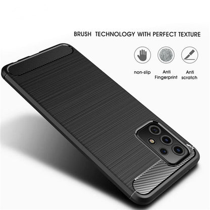 Maska za Samsung Galaxy A53 5G A536, Techsuit, Karbon, Crna