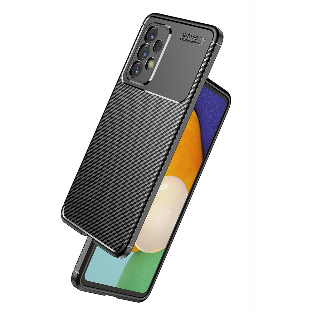 Maska za Samsung Galaxy A53 5G A536, Techsuit, CarbonFiber, Crna