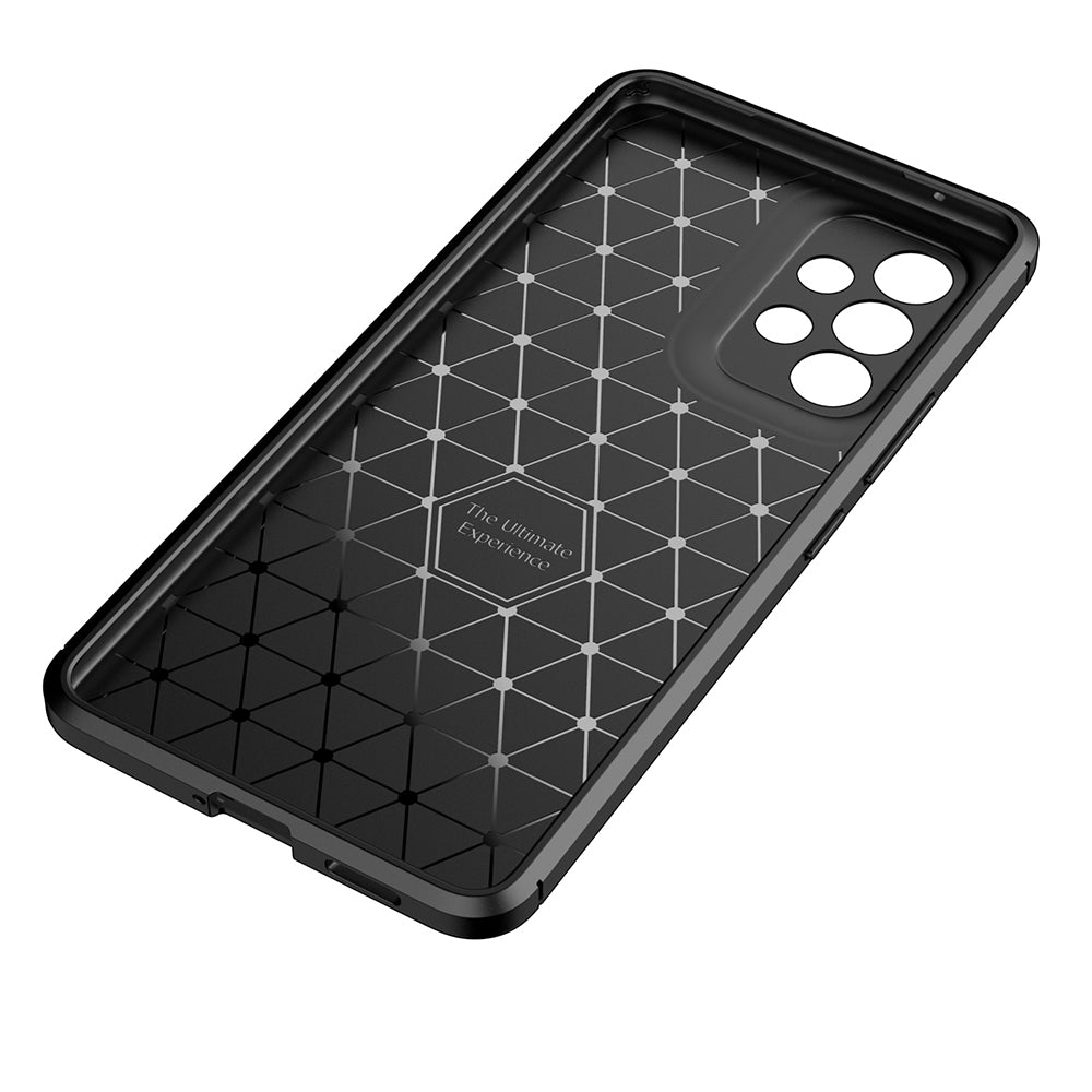 Maska za Samsung Galaxy A53 5G A536, Techsuit, CarbonFiber, Crna
