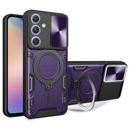 Maska za Samsung Galaxy A54 A546, Techsuit, CamGuard Pro, Ljubičasta