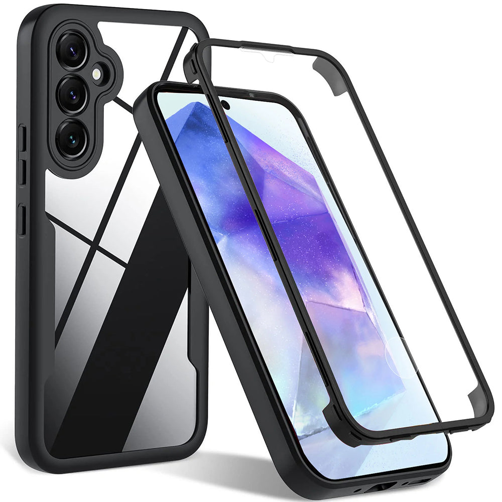 Maska za Samsung Galaxy A54 A546, Techsuit, ColorVerse 360, Crna