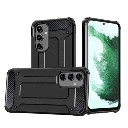Maska za Samsung Galaxy A54 A546, Techsuit, Hybrid Armor, Crna