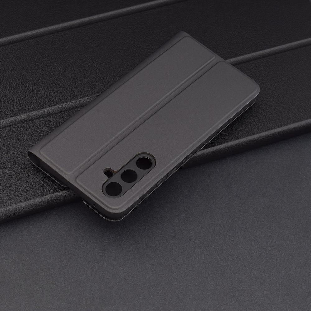 Maska za Samsung Galaxy A54 A546, Techsuit, Magskin Book, Crna